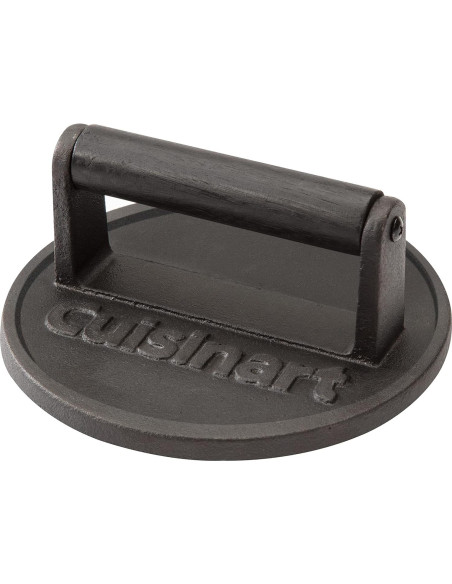 Prensa de Hamburguesas Cuisinart Hierro Fundido + Plancha Blackstone 71cm