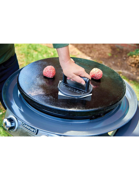 Prensa de Hamburguesas Cuisinart Hierro Fundido + Plancha Blackstone 71cm