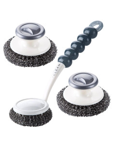 Esponja de Acero Inoxidable MUUBOOX con Mango Antideslizante