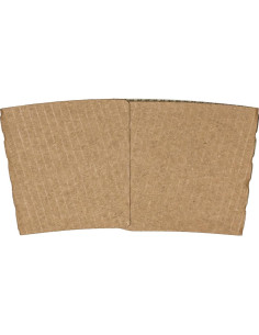 Mangas para Vasos Calientes Karat C5300 Kraft 10-24 oz - 1000 Pzas 2