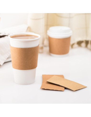 Mangas para Vasos Calientes Karat C5300 Kraft 10-24 oz - 1000 Pzas