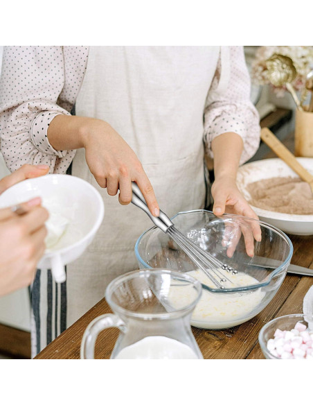 Juego de 2 batidores de acero inoxidable Patelai 30 y 25 cm