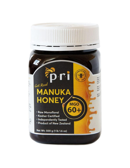 Miel de Manuka PRI MGO 60+ Cruda 500g Nueva Zelanda