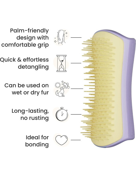 Cepillo Desenredante Pequeño Tangle Teezer Lila y Amarillo