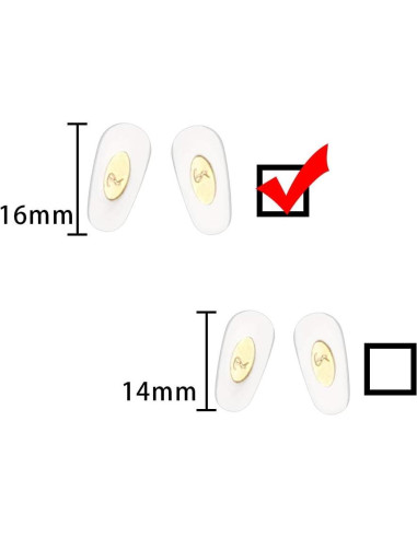 Almohadillas nasales 16mm HiCycle2 para gafas RB6335