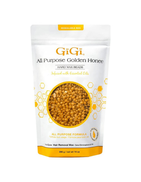 Cera de Remoción de Vello GiGi Golden Honee 396 g