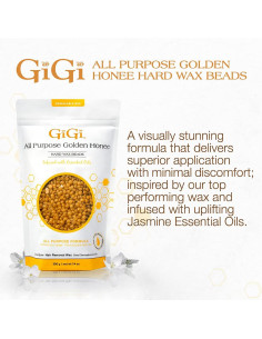 Cera de Remoción de Vello GiGi Golden Honee 396 g 2