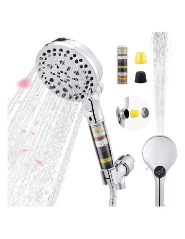 Cabezal de Ducha Filtrado POCALAND 10 Modos Alta Presión