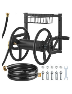 Carrete de Manguera de Jardín VEVOR 125 pies Montado en Pared
