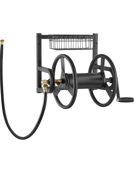 Carrete de Manguera de Jardín VEVOR 125 pies Montado en Pared