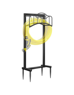 Soporte para Manguera de Jardín Shomextol 100 pies Negro