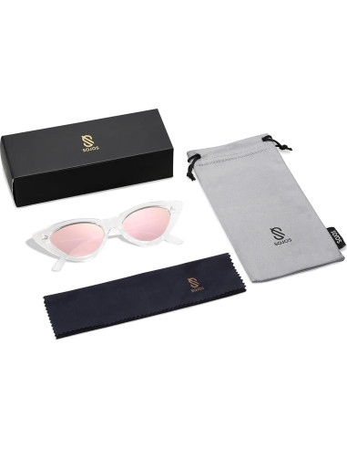 Gafas de Sol Sojos SJ2044 Ojo de Gato UV400 Mujeres