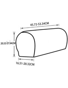 Juego de 4 fundas elásticas Yogsey para reposabrazos de sofá 2