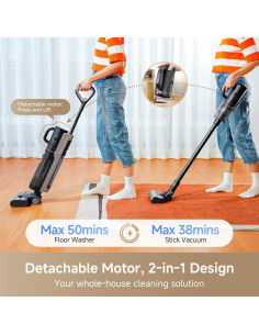 Aspiradora Húmeda y Seca DREAME G10 Combo 2-en-1 50 min 2