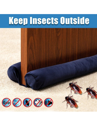 Sellador de Puerta DreamQuil Ajustable 91.44 cm Azul