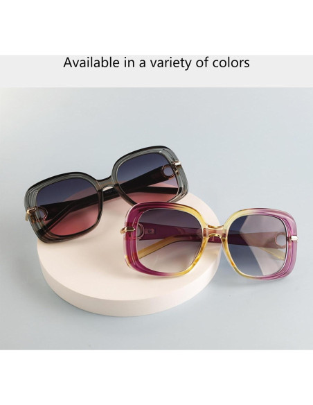 Gafas de sol cuadradas UV400 para hombres y mujeres - Vintage Gafas de sol cuadradas UV400 para hombres y mujeres - Vintage