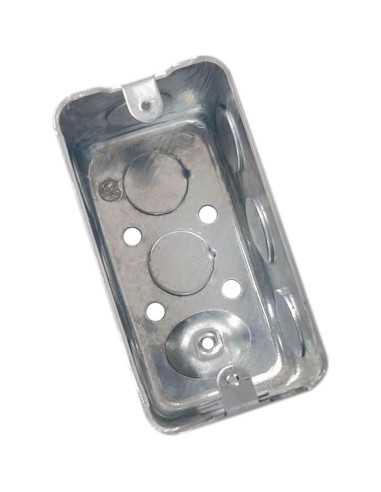 12 Cajas Eléctricas Metálicas 4x10 cm Qlvily 10 Salidas