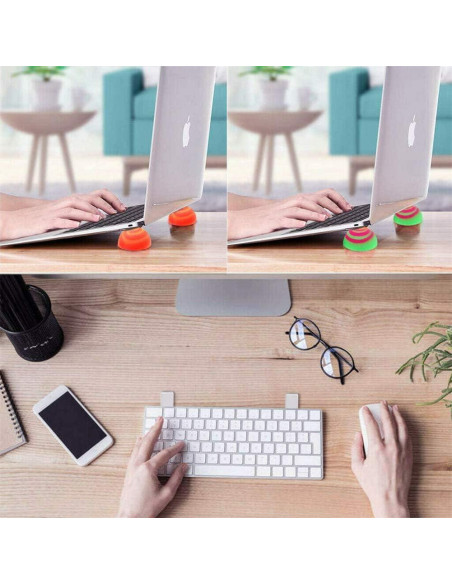 Almohadillas de Enfriamiento para Laptop Arinda Antideslizante