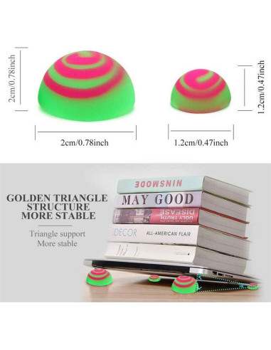 Almohadillas de Enfriamiento para Laptop Arinda Antideslizante