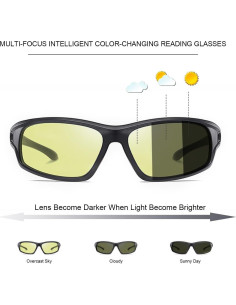 Gafas de sol fotocromáticas YIMI UV400 para hombres y mujeres 2