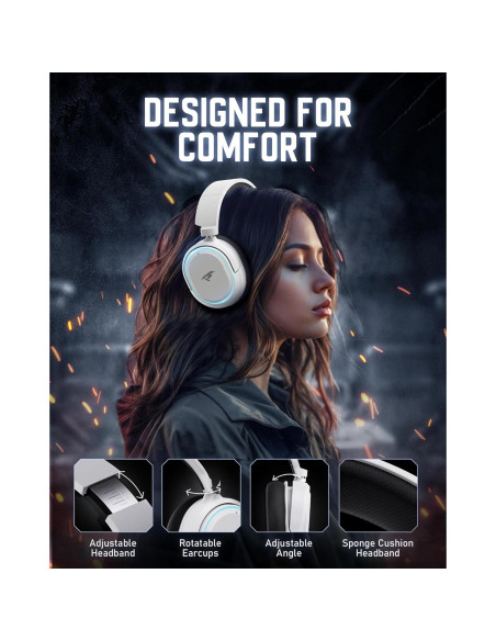 Auriculares Gaming Inalámbricos Valorise UG-08S 100H RGB