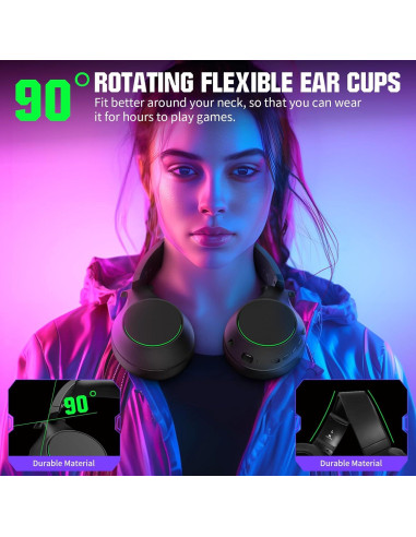 Auriculares Inalámbricos YPBDAN X4 para Juegos - 70H, Bluetooth 5.3
