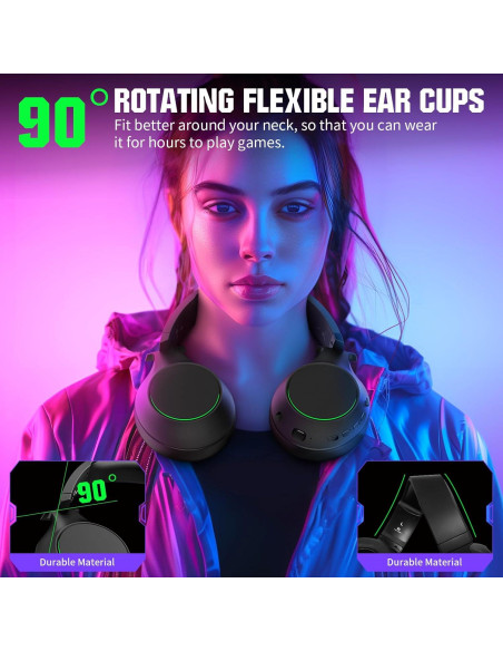 Auriculares Inalámbricos YPBDAN X4 para Juegos - 70H, Bluetooth 5.3