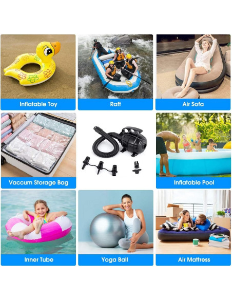 Bomba de Aire Eléctrica Dawnleague 600W para Inflables