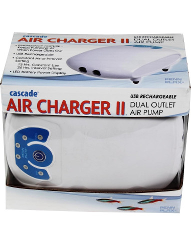Bomba de Aire Recargable USB Penn-Plax Cascade Air Charger II