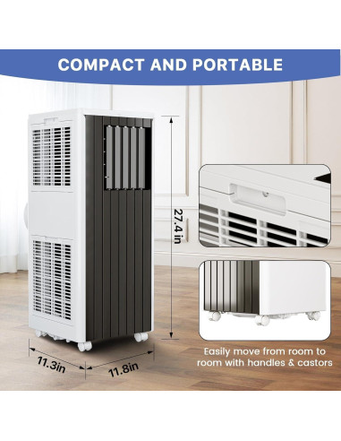 Aire Acondicionado Portátil 8000 BTU Dongguan JHS Silencioso