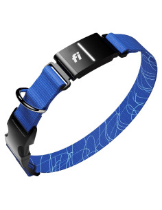 Collar Inteligente Fi 3+ para Perros Pequeños - GPS, Salud, Azul