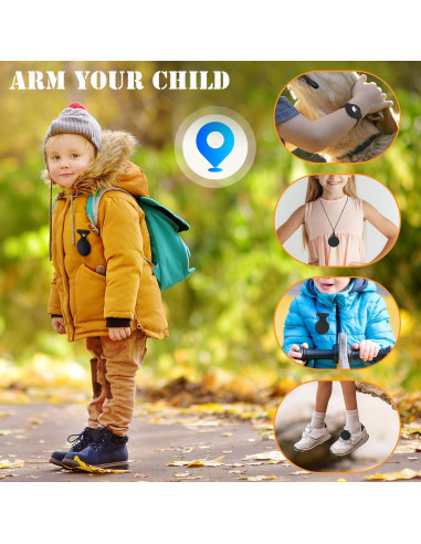 Set de Soporte Airtag para Niños 4 Piezas WALLFID