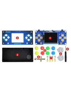 Paquete de Accesorios GamePi20 Waveshare para Raspberry Pi Zero
