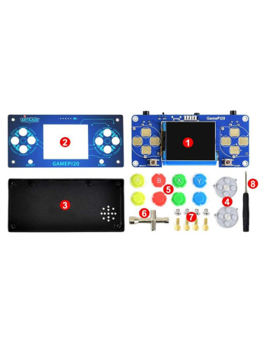 Paquete de Accesorios GamePi20 Waveshare para Raspberry Pi Zero