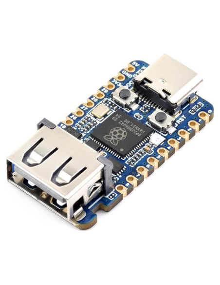 Placa de Desarrollo Mini USB Waveshare RP2350 - 150MHz, 2MB Flash