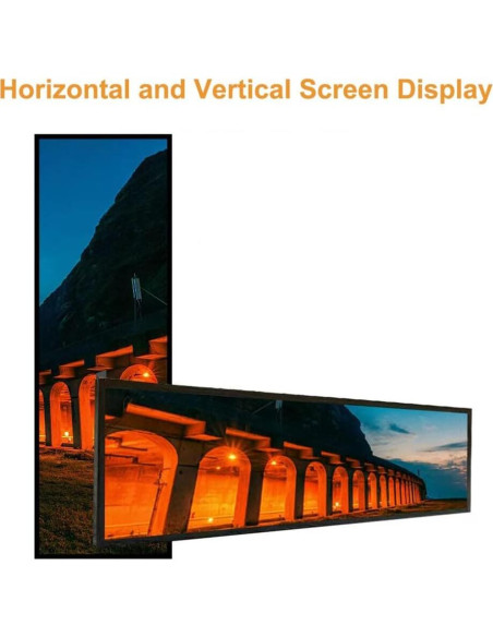 Pantalla IPS 6.9" EDIY 1280x480 para Raspberry Pi y PC