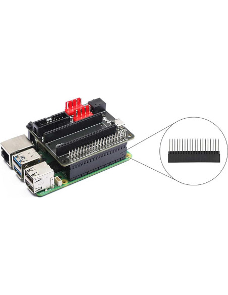 Placa Adaptadora RGB HUB75 LLidgermal para Raspberry Pi y Pico