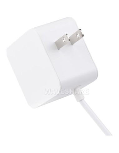 Fuente de Alimentación Oficial 27W USB Tipo-C Raspberry Pi 5 Blanca