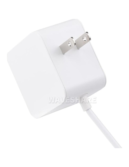 Fuente de Alimentación Oficial 27W USB Tipo-C Raspberry Pi 5 Blanca