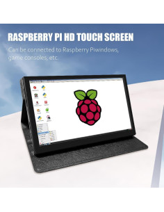 Mini Monitor 7" JLTTEK HDMI Táctil 1024x600 para Raspberry Pi 2