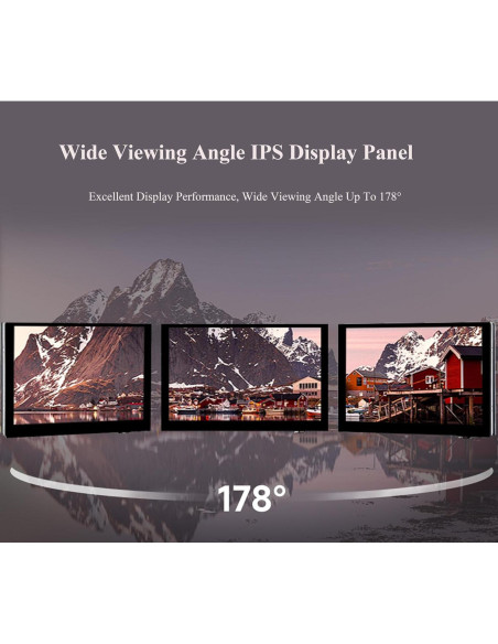 Monitor DSI 5" UeeKKoo Táctil Capacitivo 1024x600 IPS