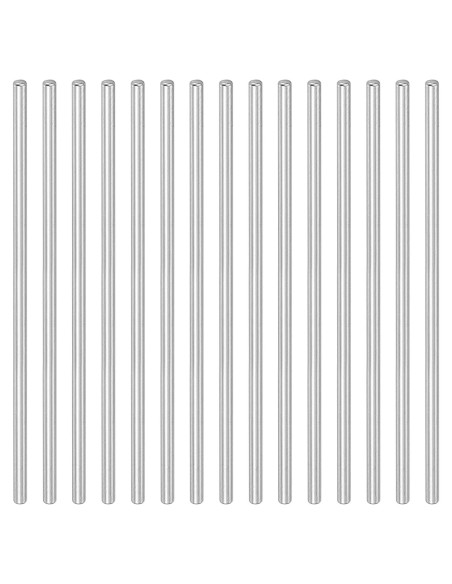 Varilla Metálica Redonda PATIKIL 2mm x 100mm - 30 Pcs Acero al Carbono