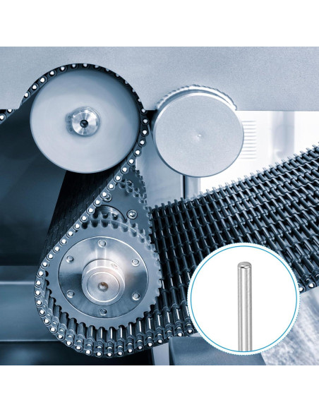 Varilla Metálica Redonda PATIKIL 2mm x 100mm - 30 Pcs Acero al Carbono