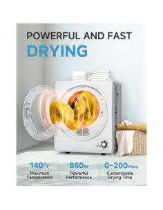 Secadora Portátil Feelfunn ZX-CD-6 850W 1.5 Pies 110V 2