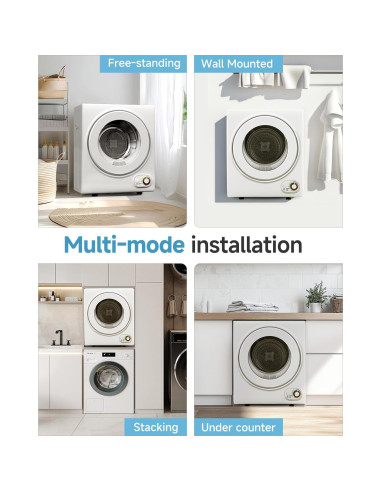 Secadora Portátil Feelfunn ZX-CD-6 850W 1.5 Pies 110V