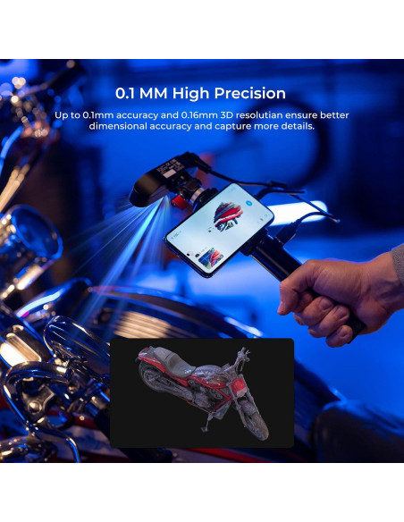 Escáner 3D Creality CR-Scan Ferret 0.1mm Precisión 30 FPS