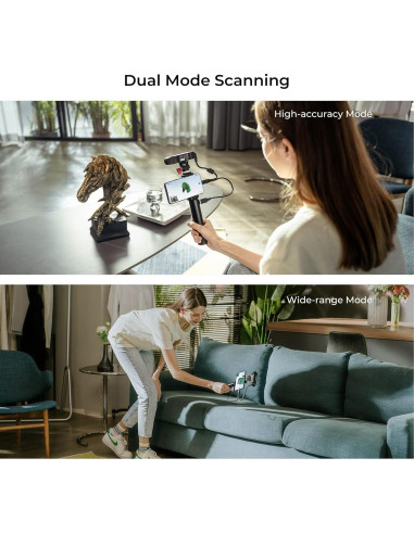 Escáner 3D Creality CR-Scan Ferret 0.1mm Precisión 30 FPS