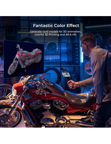 Escáner 3D Creality CR-Scan Ferret 0.1mm Precisión 30 FPS