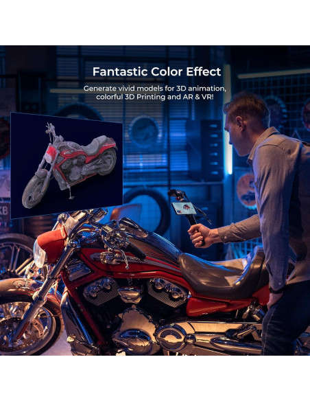 Escáner 3D Creality CR-Scan Ferret 0.1mm Precisión 30 FPS