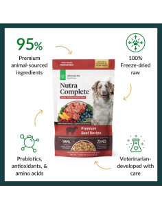 Nutra Complete Comida Liofilizada para Perros 142g Carne de Res 2
